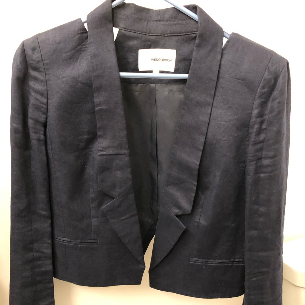 Wes Gordon Cropped Blazer